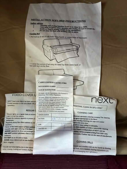 Photo of free sofa bed (GL14 2UA) #3