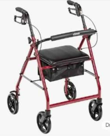 Photo of Wheeled walker with brakes & seat (Ravenna) #1