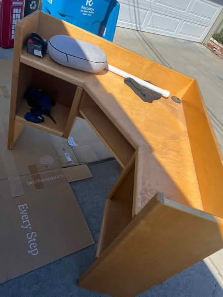 Photo of free Large heavy corner desk (San Mateo) #2