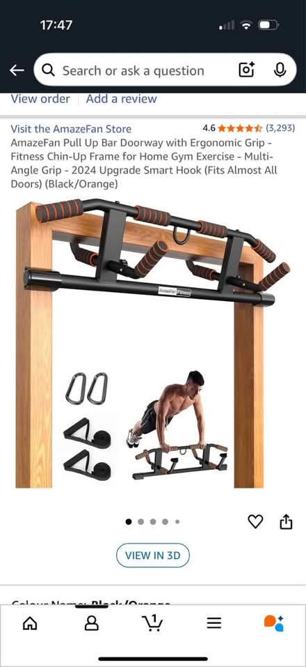 Photo of free Door frame pull up bar (N5) #1