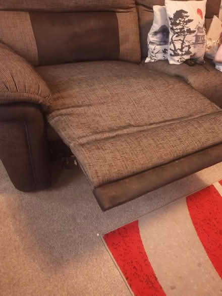 Photo of free Recliner 2 seater sofa and chair (S5 parson Cross) #4