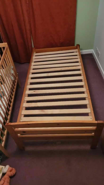 Photo of free Pine single bed (Hazel grove SK7 4) #1