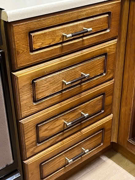 Photo of free Kitchen cupbds, w solid wood doors (Wychwood Avenue LU2) #4