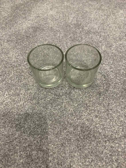 Photo of free 2 glass t light holders (Emsworth PO10) #1