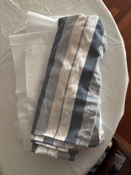 Photo of free Shower curtain and liner (Metro Center) #1
