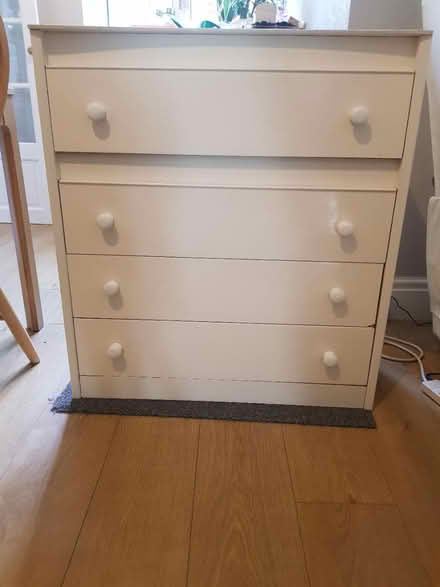 Photo of free White chest of drawers (NE2 Jesmond) #1