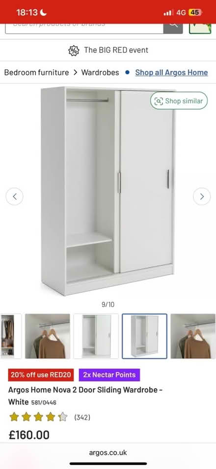 Photo of free Wardrobe. Unboxed (Littlemore OX4) #4