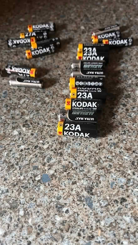 Photo of free 27A & 23A batteries new (IP4 Woodbridge Road) #3