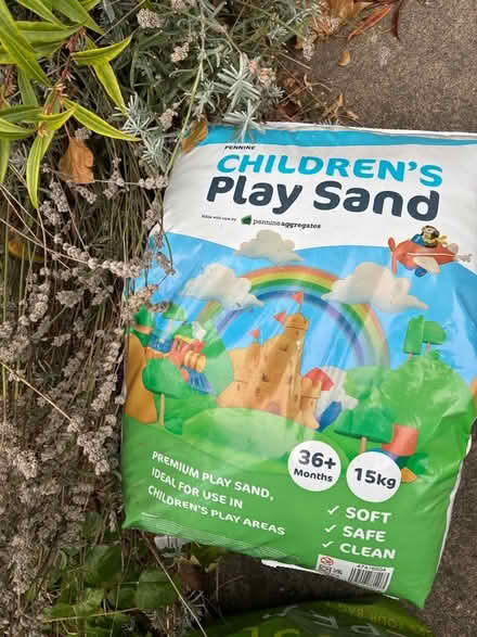 Photo of free Play sand, 2 bags (Cherry Hinton Ward CB1) #1