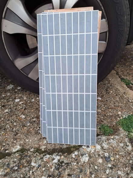 Photo of free 9 tiles blue/grey (Gadebridge HP1) #1