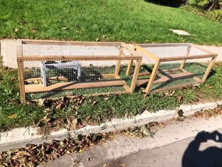 Photo of free PT wood cage + hardware cloth wrap (Browns Line/Lakeshore) #1