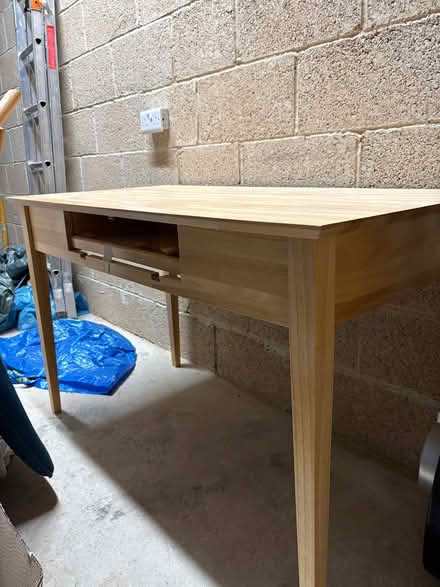 Photo of free Wooden desk with keyboard drawer (Cam GL11) #1