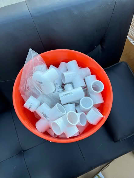 Photo of free PVC pipe fittings (San Mateo) #1