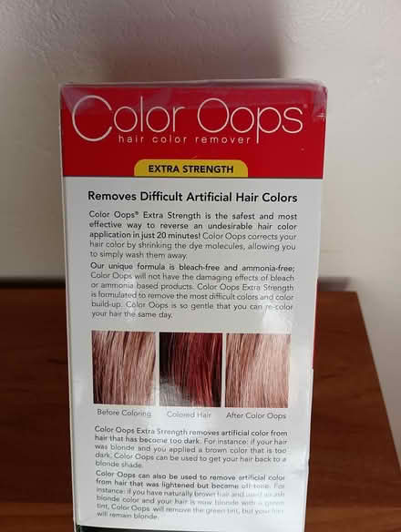 Photo of free Hair color remover (Millbury, MA) #2
