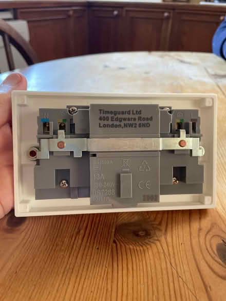 Photo of free Timeguard fused double plug as new (Wimbledon Park SW19) #2