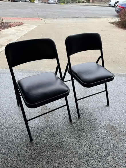 Photo of free Metal folding chairs (Castro Valley) #1