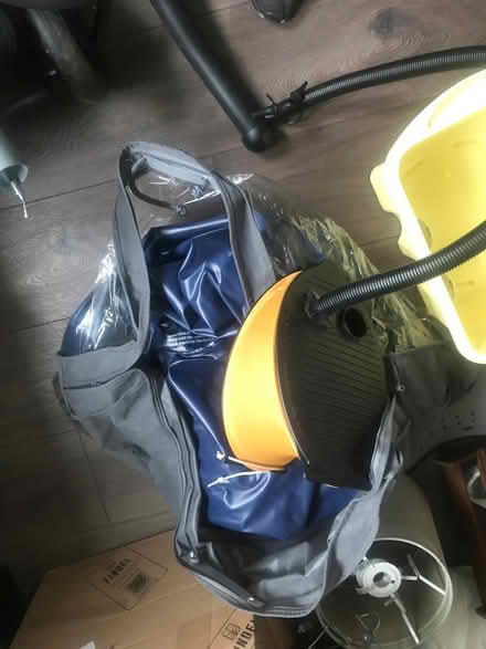 Photo of free Inflatable double bed and foot pump (Law DD3) #1