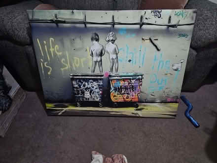 Photo of free Banksy canvas (Chichester PO19) #1