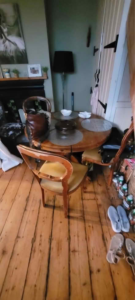 Photo of free Round table 4 chairs needs gone collect only needs gone (Chertsey KT16) #1