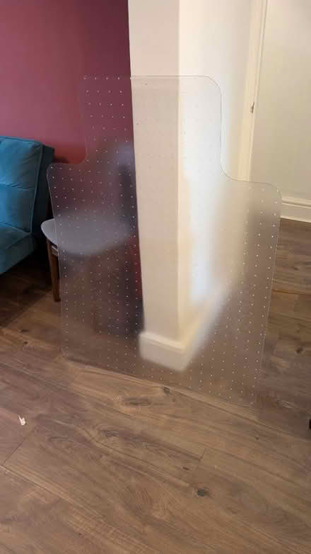 Photo of free Plastic under desk carpet protector (Reddish SK5) #1