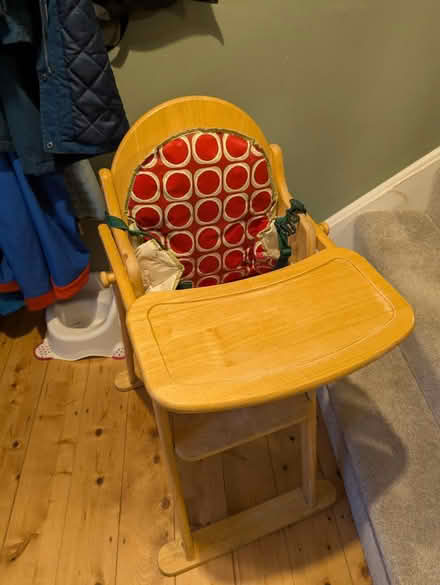 Photo of free Wooden high chair (Heaton NE7) #1