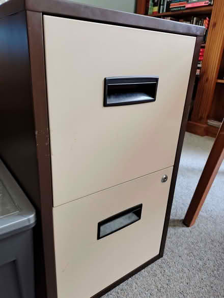 Photo of free 2 drawer A4 filing cabinet (Dyke Road area BN1) #1