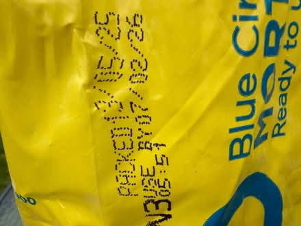 Photo of free Blue circle mortar mix (Field lane Alvaston) #2