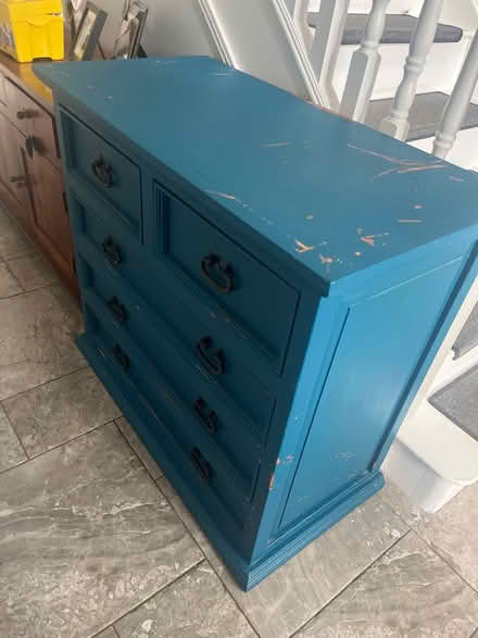 Photo of free Painted Mexican pine drawers (Annahilt BT26) #1