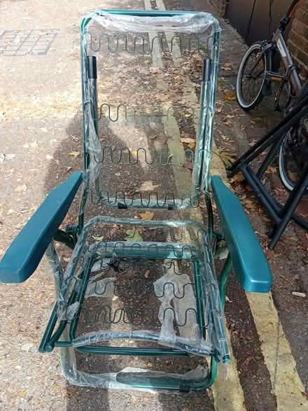 Photo of free Metal folded garden chair (Peckham) #1