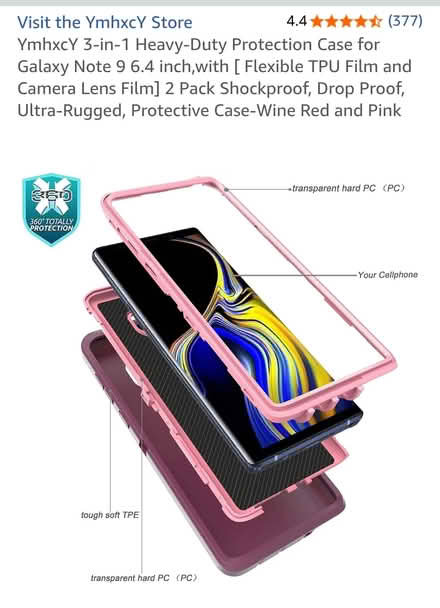 Photo of free Protection Case for Galaxy Note 9 (Elmhurst near Berens Park) #1