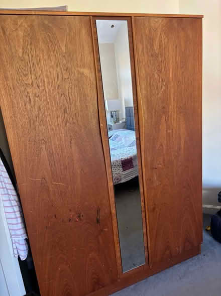 Photo of free Wooden strong wardrobe (Kt5 9pw) #2