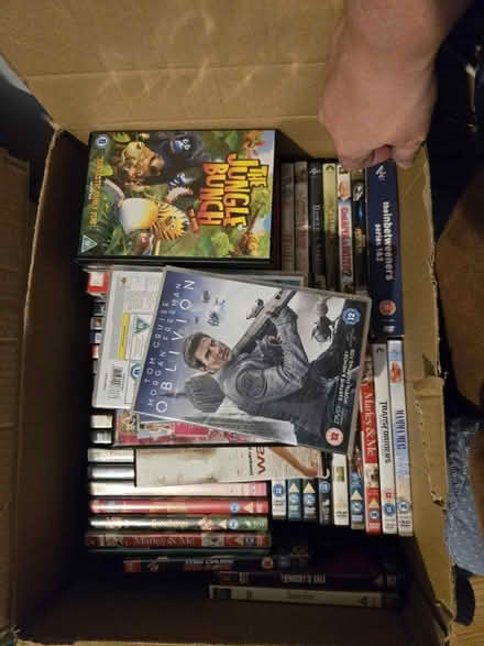 Photo of free box of dvds (TN12 east peckham) #1
