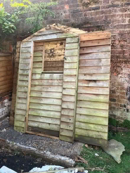 Photo of free 6' x 4' shed (no roof) (Dorking RH4) #1