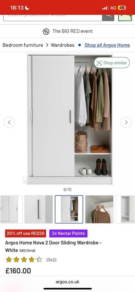 Photo of free Wardrobe. Unboxed (Littlemore OX4) #3