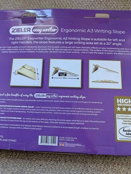 Photo of free Ergonomic A3 writing slope (Wirksworth DE4) #2