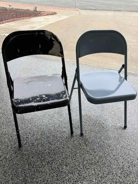 Photo of free Metal folding chairs (Castro Valley) #3