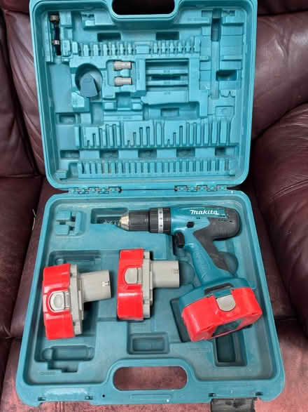 Photo of free Makita drill and 3 batteries (NG16) #1