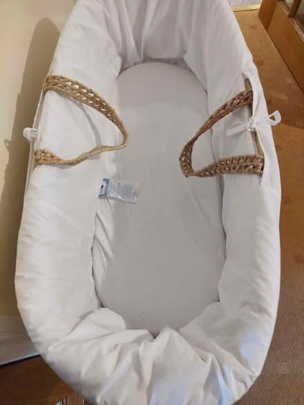 Photo of free Moses basket with stand (Stonehouse) #2