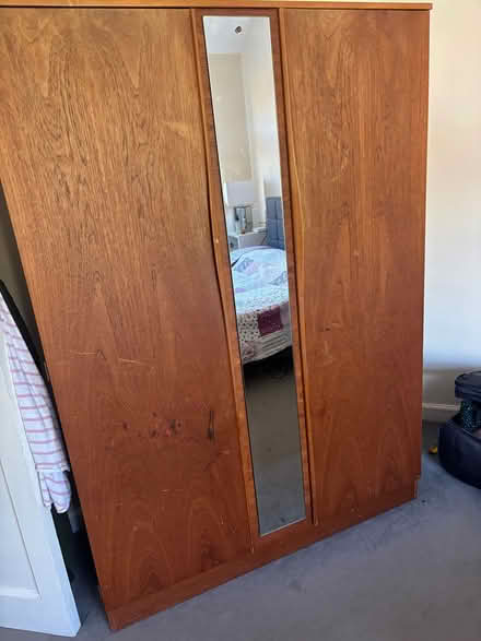 Photo of free Wooden strong wardrobe (Kt5 9pw) #1