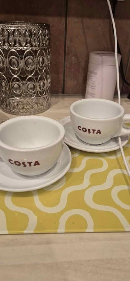 Photo of free Costa Coffee cups and saucer (Abbeydale Gloucester) #1