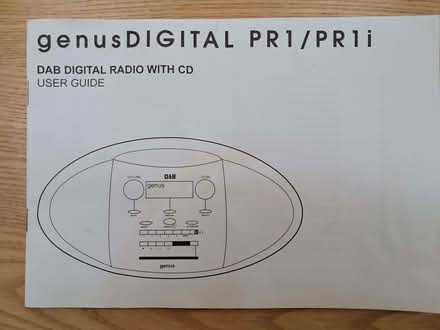 Photo of free DAB Radio/ CD player. (Great Strickland CA10) #2
