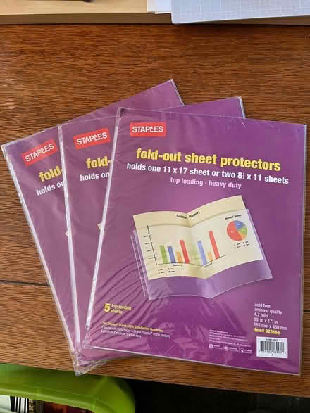 Photo of free double-size sheet protectors (Springfield, Delco) #1