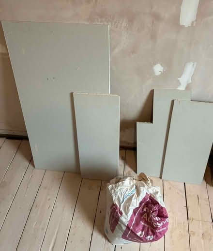 Photo of free Plasterboard offcuts and adhesive (Sale, M33) #1