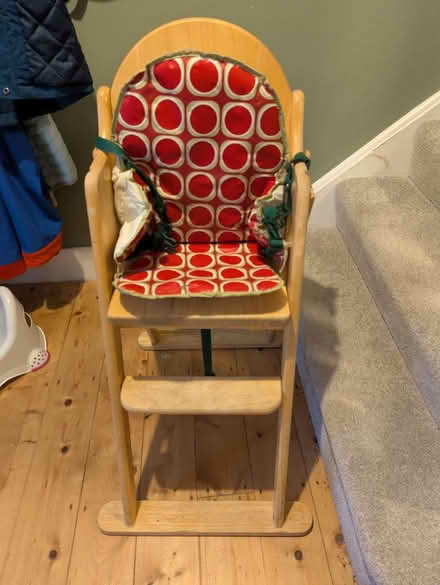Photo of free Wooden high chair (Heaton NE7) #2