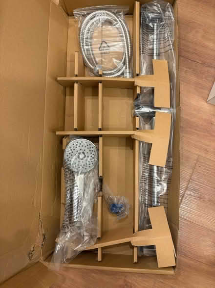 Photo of free Shower hose, rose, height adjuster (SW12) #1