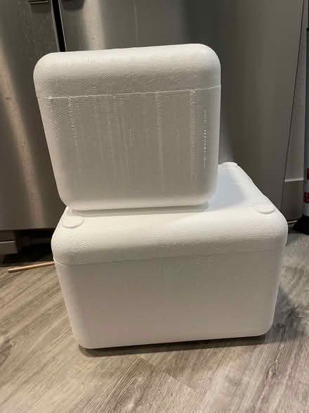 Photo of free Two styrofoam coolers (Kirkland) #1