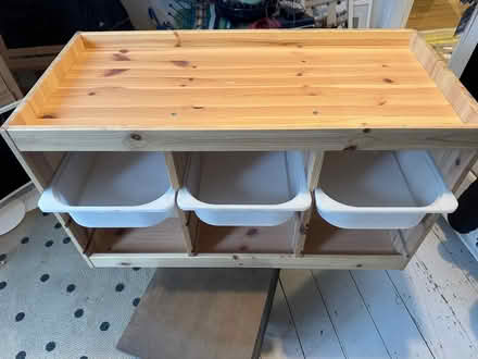 Photo of free Shelving unit with boxes (Surbiton KT6) #1