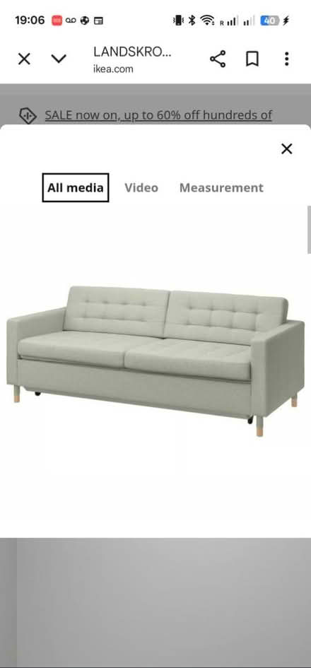 Photo of 2-3 seat sofa bed (Richmond TW9) #3