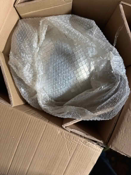 Photo of free 2 large party disco balls. Boxed and believed unused. (Harlington LU5) #2