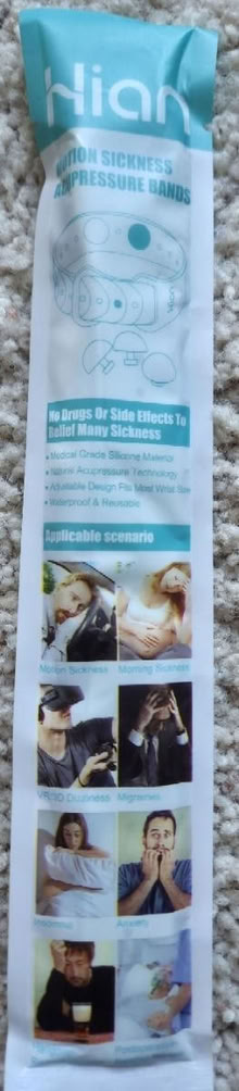 Photo of free Motion sickness relief band (Bernardo & Iowa, Sunnyvale) #1